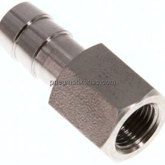 Aufschraub-Schlauchtülle G 1/8"-9 (3/8")mm, 1.4571