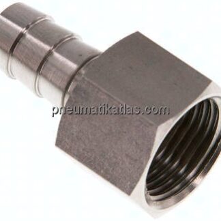 Aufschraub-Schlauchtülle G 3/8"-9 (3/8")mm, 1.4571