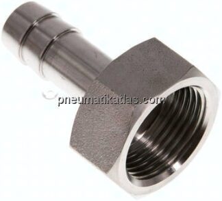 Aufschraub-Schlauchtülle G 3/4"-13 (1/2")mm, 1.4571