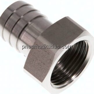Aufschraub-Schlauchtülle G 1"-25 (1")mm, 1.4571