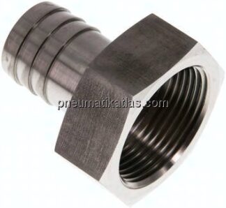 Aufschraub-Schlauchtülle G 1-1/4"-25 (1")mm, 1.4571