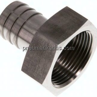 Aufschraub-Schlauchtülle G 1-1/4"-25 (1")mm, 1.4571