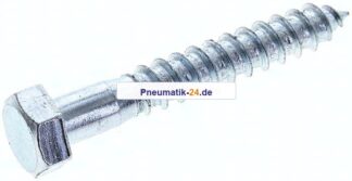 Sechskant-Holzschraube DIN 571, 12x80, Stahl verzinkt