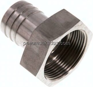 Aufschraub-Schlauchtülle G 1-1/2"-32 (1-1/4")mm, 1.4571