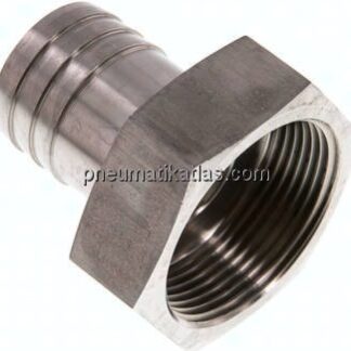 Aufschraub-Schlauchtülle G 1-1/2"-32 (1-1/4")mm, 1.4571