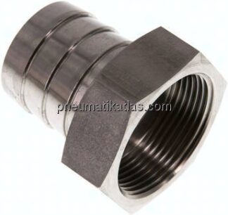 Aufschraub-Schlauchtülle G 1-1/2"-38 (1-1/2")mm, 1.4571
