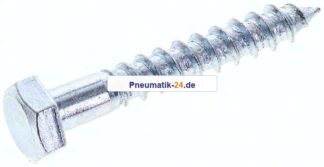 Sechskant-Holzschraube DIN 571, 6x40, Stahl verzinkt