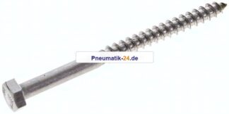 Sechskant-Holzschraube DIN 571, 6x80, Edelstahl A2