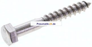 Sechskant-Holzschraube DIN 571, 8x60, Edelstahl A2