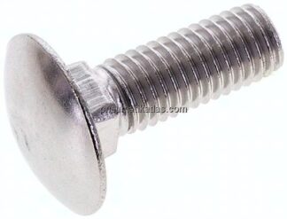 Flachrundschraube DIN 603, M 10x30, Edelstahl A2 (ohne Mutter)