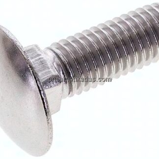 Flachrundschraube DIN 603, M 10x30, Edelstahl A2 (ohne Mutter)