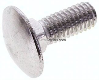 Flachrundschraube DIN 603, M 6x16, Edelstahl A2 (ohne Mutter)