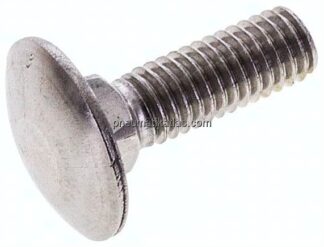 Flachrundschraube DIN 603, M 6x20, Edelstahl A2 (ohne Mutter)