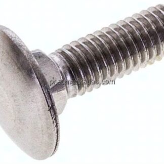 Flachrundschraube DIN 603, M 6x20, Edelstahl A2 (ohne Mutter)