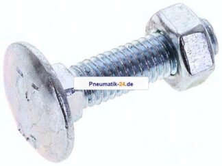 Flachrundschraube DIN 603, M 6x25, Stahl verzinkt 3.6 / 4.6