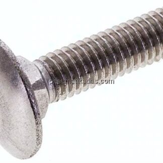 Flachrundschraube DIN 603, M 6x25, Edelstahl A2 (ohne Mutter)