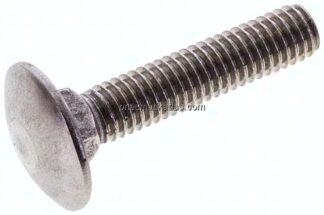 Flachrundschraube DIN 603, M 6x30, Edelstahl A2 (ohne Mutter)