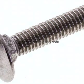 Flachrundschraube DIN 603, M 6x30, Edelstahl A2 (ohne Mutter)