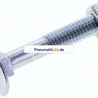 Flachrundschraube DIN 603, M 6x40, Stahl verzinkt 3.6 / 4.6