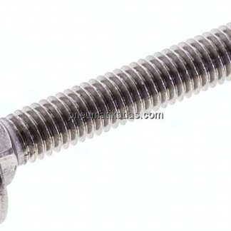 Flachrundschraube DIN 603, M 6x40, Edelstahl A2 (ohne Mutter)