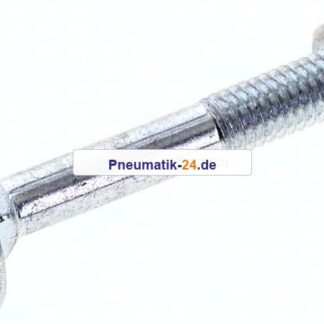 Flachrundschraube DIN 603, M 6x45, Stahl verzinkt 3.6 / 4.6