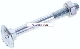Flachrundschraube DIN 603, M 6x50, Stahl verzinkt 3.6 / 4.6