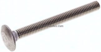 Flachrundschraube DIN 603, M 6x60, Edelstahl A2 (ohne Mutter)