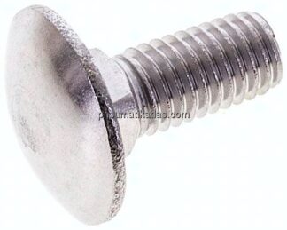 Flachrundschraube DIN 603, M 8x20, Edelstahl A2 (ohne Mutter)