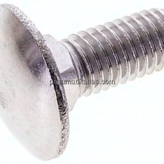 Flachrundschraube DIN 603, M 8x20, Edelstahl A2 (ohne Mutter)