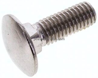 Flachrundschraube DIN 603, M 8x25, Edelstahl A2 (ohne Mutter)