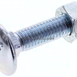 Flachrundschraube DIN 603, M 8x35, Stahl verzinkt 3.6 / 4.6