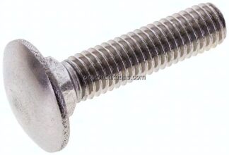 Flachrundschraube DIN 603, M 8x35, Edelstahl A2 (ohne Mutter)