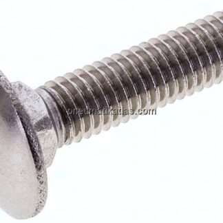 Flachrundschraube DIN 603, M 8x35, Edelstahl A2 (ohne Mutter)