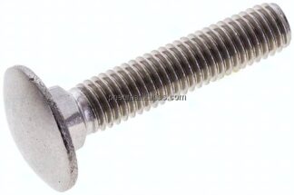 Flachrundschraube DIN 603, M 8x40, Edelstahl A2 (ohne Mutter)