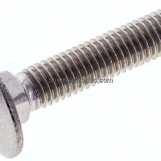 Flachrundschraube DIN 603, M 8x40, Edelstahl A2 (ohne Mutter)