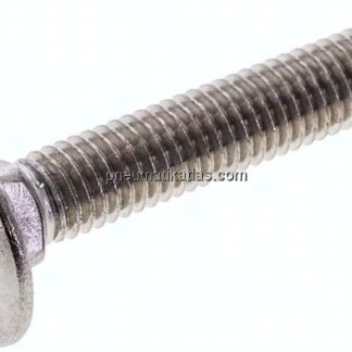 Flachrundschraube DIN 603, M 8x45, Edelstahl A2 (ohne Mutter)