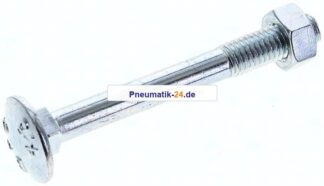 Flachrundschraube DIN 603, M 8x70, Stahl verzinkt 3.6 / 4.6