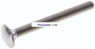 Flachrundschraube DIN 603, M 8x80, Edelstahl A2 (ohne Mutter)