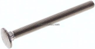Flachrundschraube DIN 603, M 8x90, Edelstahl A2 (ohne Mutter)