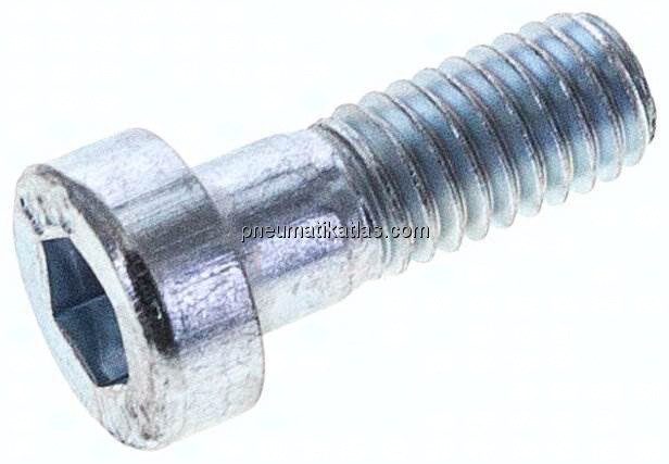 Zylinderschraube DIN 6912, M 6x16, Stahl verzinkt 8.8