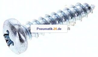 Linsen-Blechschraube DIN7981C, 2,9x13 Stahl gehärtet & verzinkt