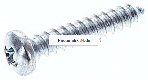 Linsen-Blechschraube DIN7981C, 2,9x16 Stahl gehärtet & verzinkt