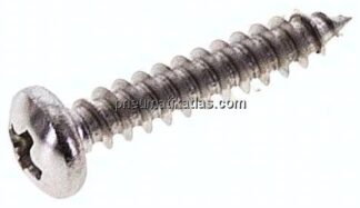 Linsen-Blechschraube DIN7981C, 2,9x16 Edelstahl A2