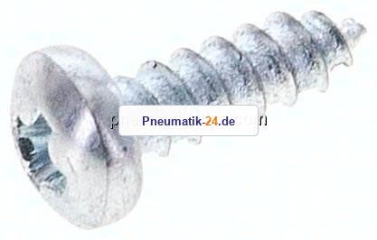 Linsen-Blechschraube DIN7981C, 2,9x9,5 Stahl gehärtet & verzinkt