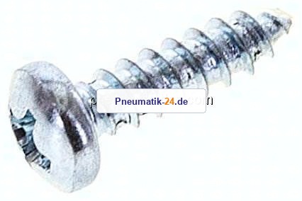 Linsen-Blechschraube DIN7981C, 3,5x13 Stahl gehärtet & verzinkt