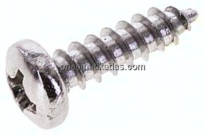 Linsen-Blechschraube DIN7981C, 3,5x13 Edelstahl A2
