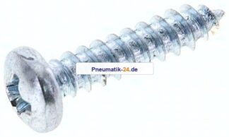 Linsen-Blechschraube DIN7981C, 3,5x16 Stahl gehärtet & verzinkt