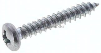 Linsen-Blechschraube DIN7981C, 3,5x22 Stahl gehärtet & verzinkt