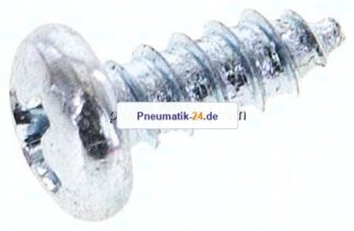 Linsen-Blechschraube DIN7981C, 3,5x9,5 Stahl gehärtet & verzinkt