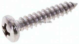 Linsen-Blechschraube DIN7981C, 3,9x19 Edelstahl A2